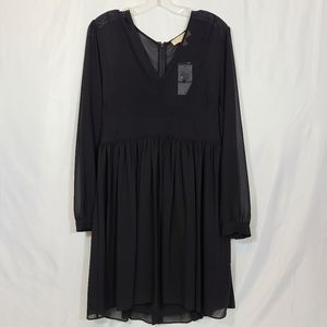 Michael Kors Semi Sheer Long Sleeve Dress size 8